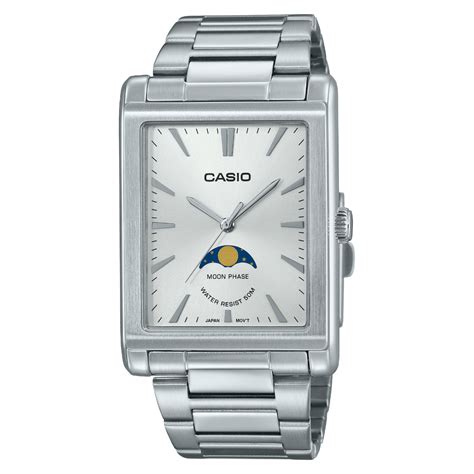 casio moonphase square watch.